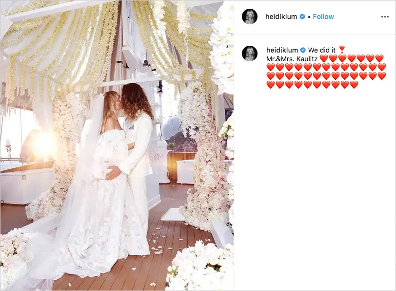 Heidi Klum Tom Kaulitz Got Married